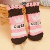 Wholesale 4 Piece Knit Socks Claws Warm Non-Slip Puppy Shoes Socks