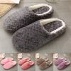 Women Indoor Slippers Warm Plush Home Female Slipper Autumn Winter Shoes House Flat Floor Home Soft Slient Slides For Bedroom