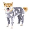 Soft Dog Clothes High Elasticity Photography Prop Non-sticky Hair Bone Pattern Pet Clothes