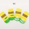 Wholesale 4 Piece Knit Socks Claws Warm Non-Slip Puppy Shoes Socks