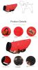 Dog reflective storm jacket Dog thick warm jacket; Big dog and small dog costumes