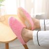 Women Indoor Slippers Warm Plush Home Female Slipper Autumn Winter Shoes House Flat Floor Home Soft Slient Slides For Bedroom