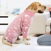 Soft Dog Clothes High Elasticity Photography Prop Non-sticky Hair Bone Pattern Pet Clothes