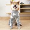 Soft Dog Clothes High Elasticity Photography Prop Non-sticky Hair Bone Pattern Pet Clothes