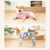 Soft Dog Clothes High Elasticity Photography Prop Non-sticky Hair Bone Pattern Pet Clothes